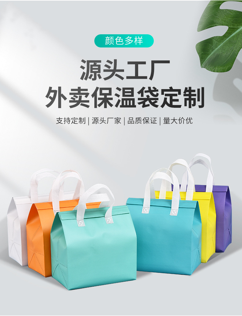 台东县无纺布保温袋外卖袋